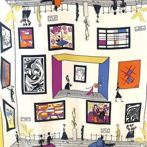 Lulu Guinness London Silk Scarf